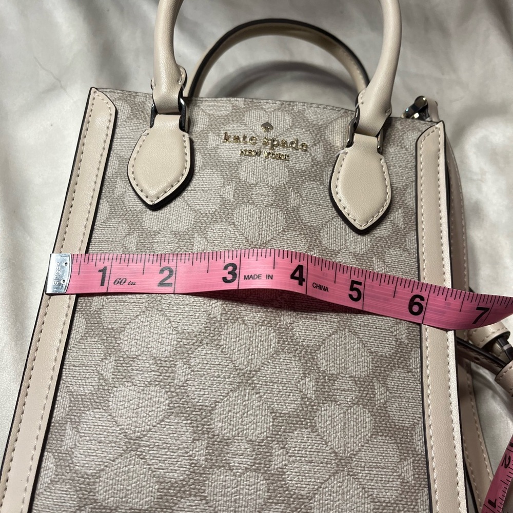 kate spade Small Crossbody Tote in Light Pink and Cream - Picture 5 of 5